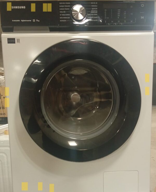 OUTLET57-WW11BBA046AE-Samsung WW11BBA046AEAH 11 kg 1400 Devir Çamaşır Makinesi, Eco Bubble