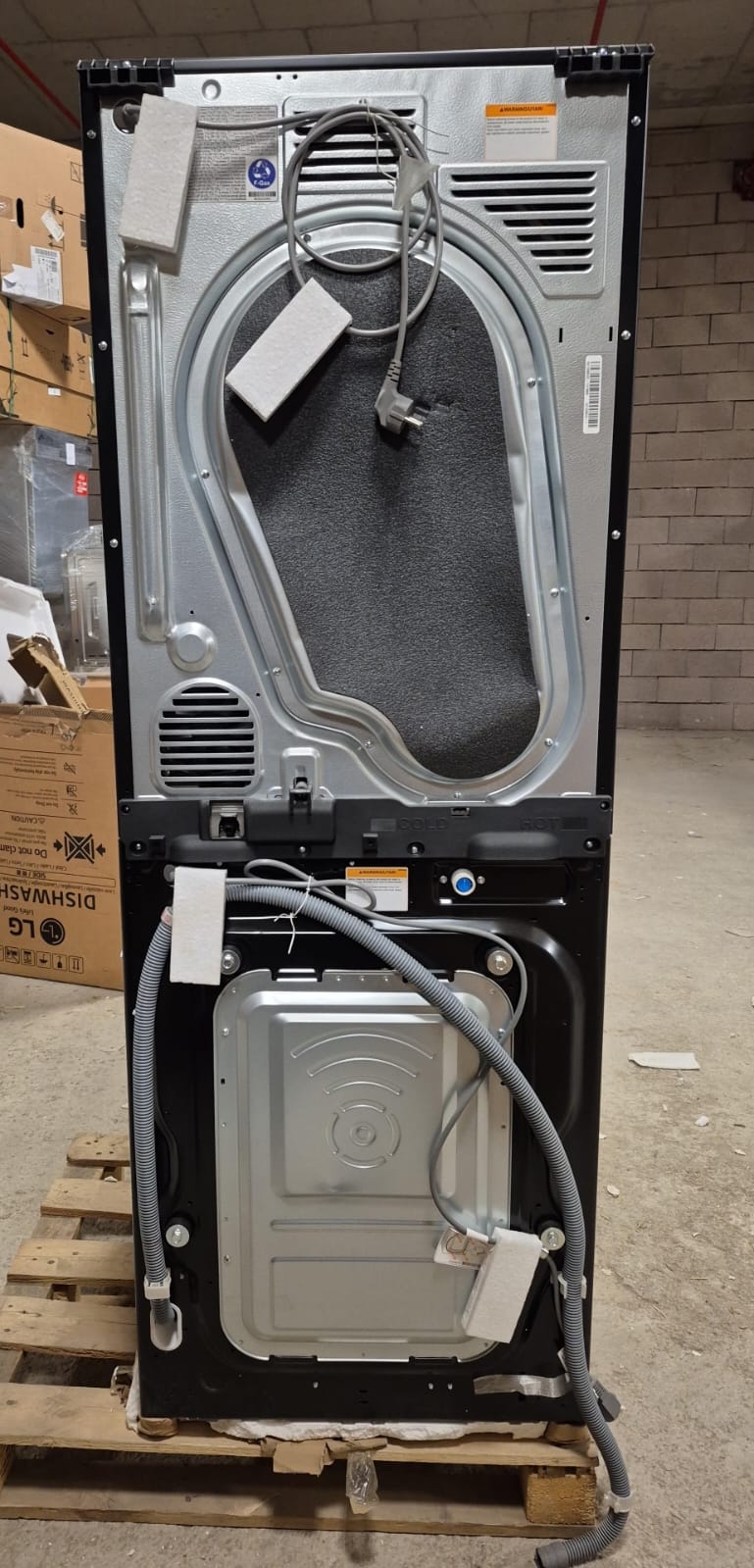 OUTLET91-W4W8BVKKZHM LG W4W8BVKKZHM E Enerji Sınıfı 12 kg Yıkama 10 kg Kurutma 1200 Devir Kurutmalı Çamaşır Makinesi