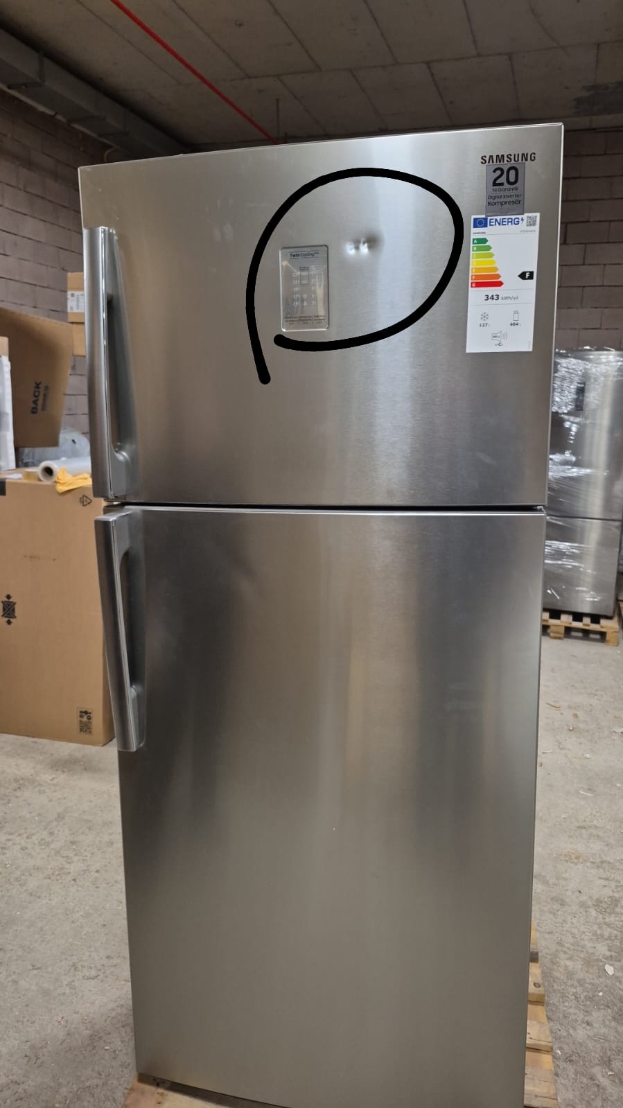 OUTLET98-RT53K6360SL Samsung RT53K6360SL 531 lt No-Frost Buzdolabı