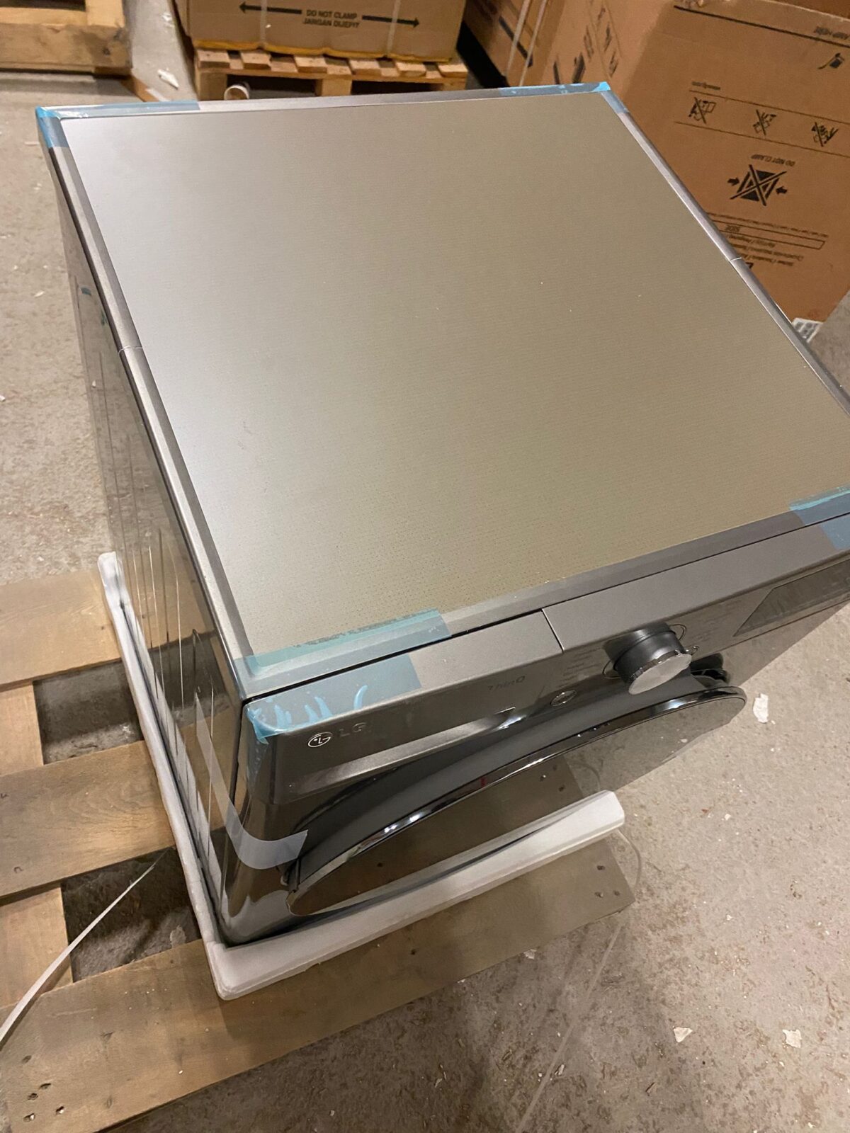 OUTLET105-RH10V9PV2W LG RH10V9PV2W.BPTPLTK 10 kg Kurutma Makinesi Platin Silver