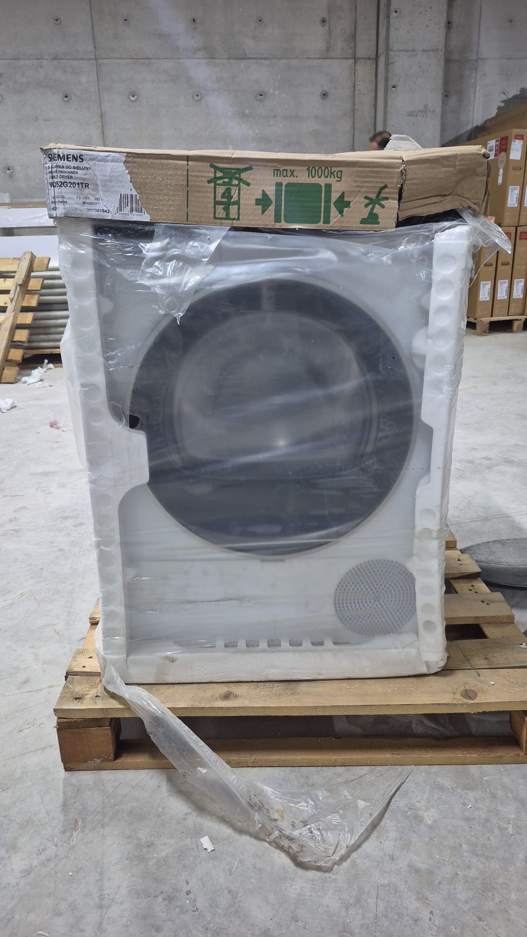 OUTLET121-WQ52G201TR Siemens WQ52G201TR 10 kg Çamaşır Kurutma Makinesi