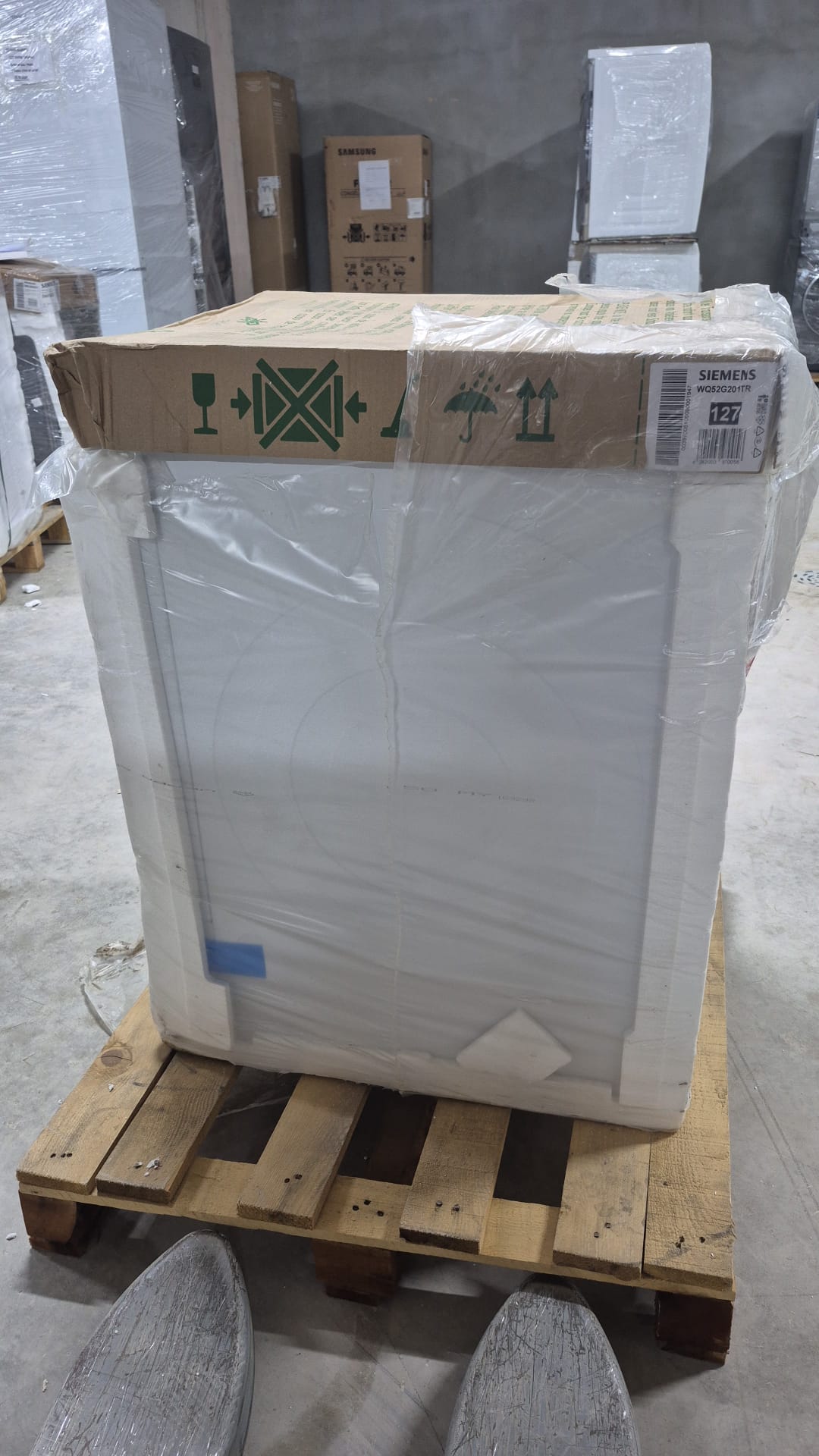 OUTLET121-WQ52G201TR Siemens WQ52G201TR 10 kg Çamaşır Kurutma Makinesi