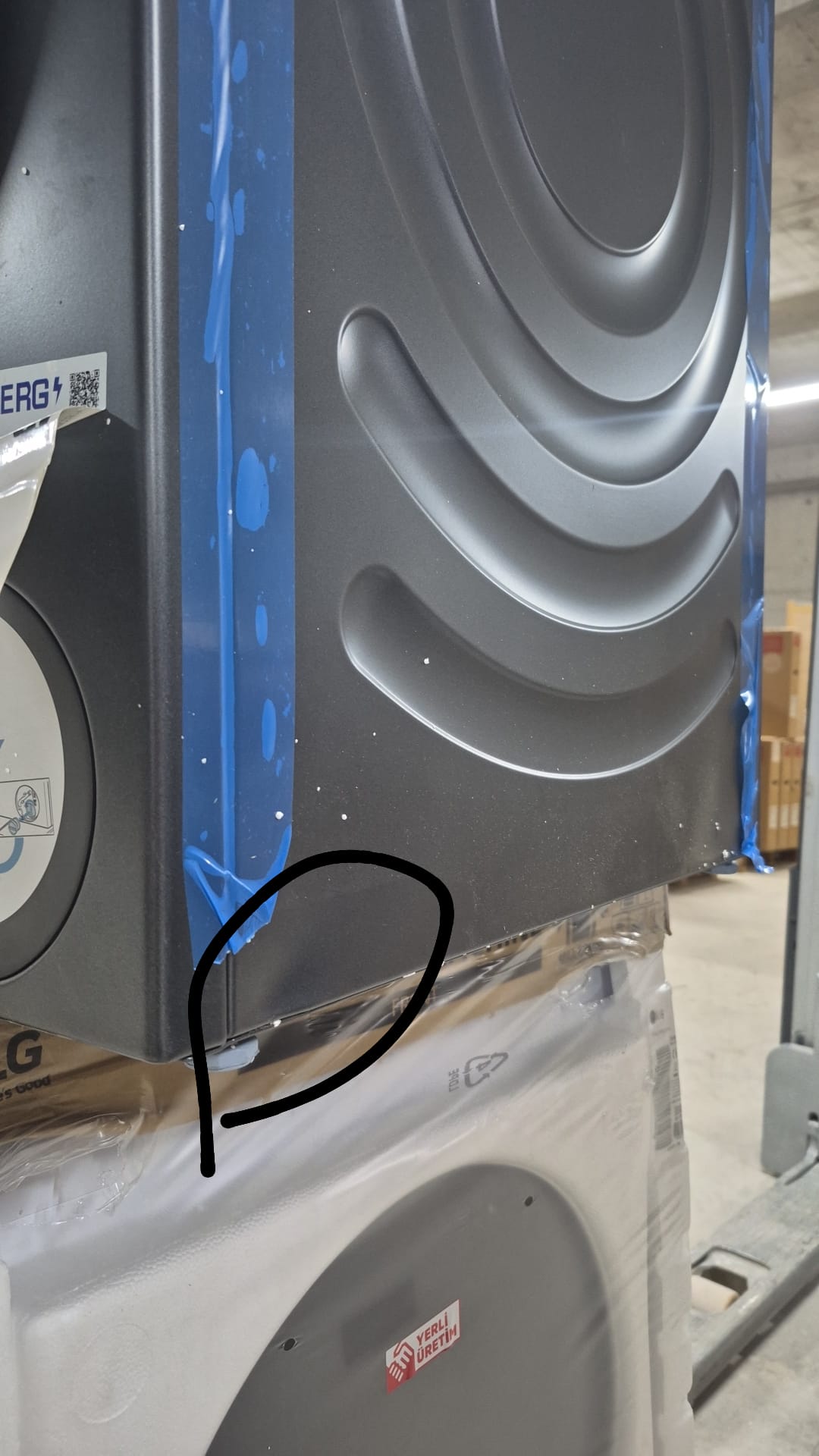 OUTLET122-WG64K2ZRTR Siemens WG64K2ZRTR Çamaşır Makinesi 11 kg 1400 Devir Antrasit