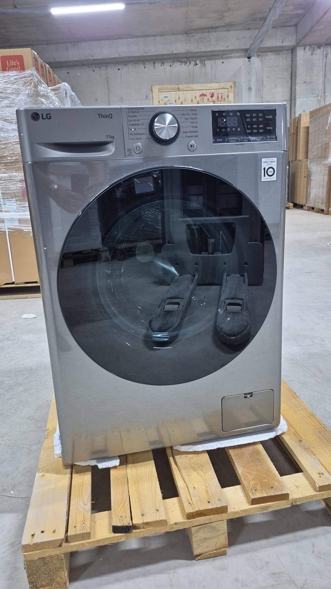 OUTLET126-F4Y7EYWYP LG F4Y7EYWYP 11 kg 1400 Devir Çamaşır Makinesi