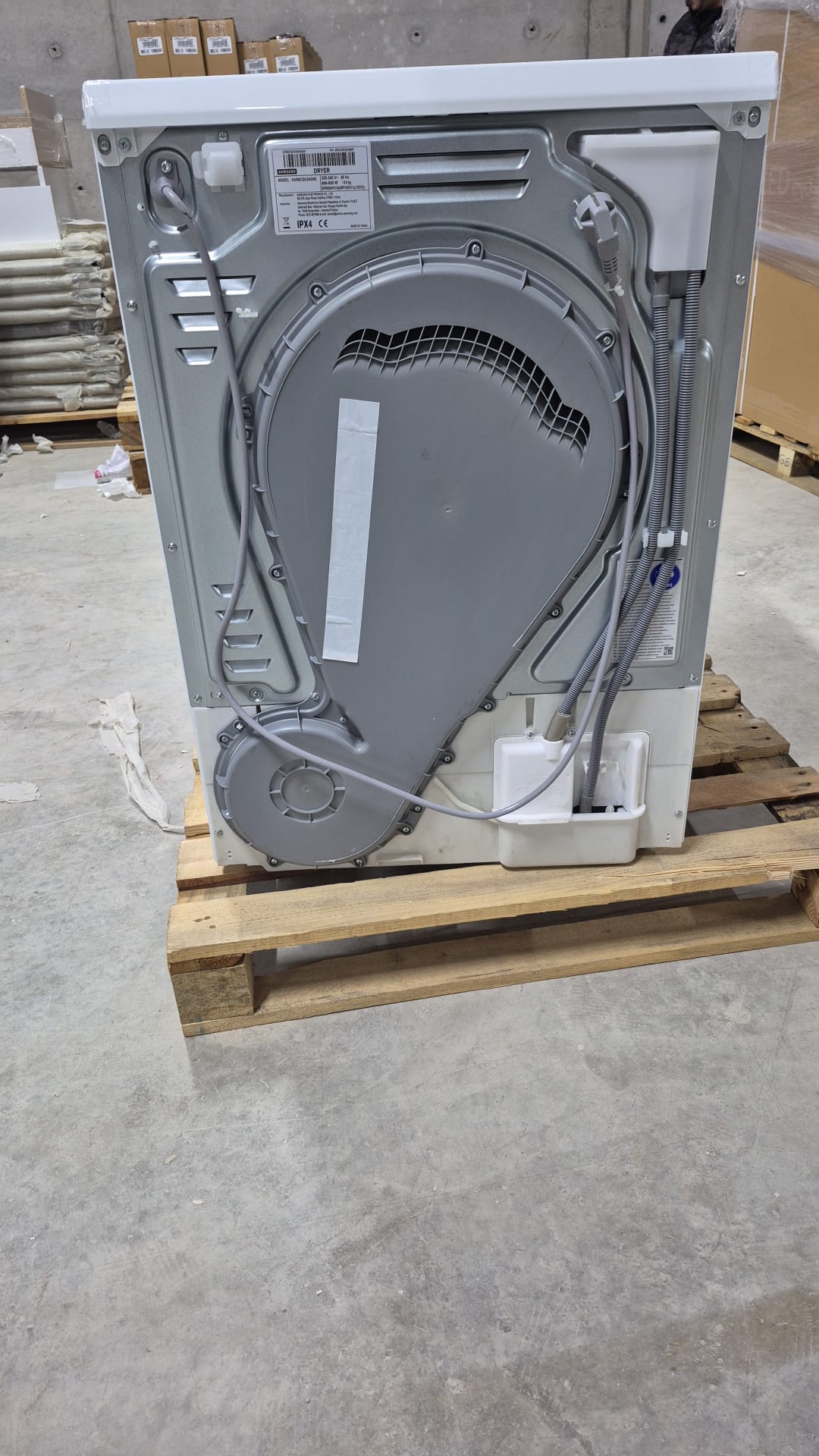 OUTLET128-DV90CGC0A0E Samsung DV90CGC0A0AEAH 9 kg A++ Çamaşır Kurutma Makinesi
